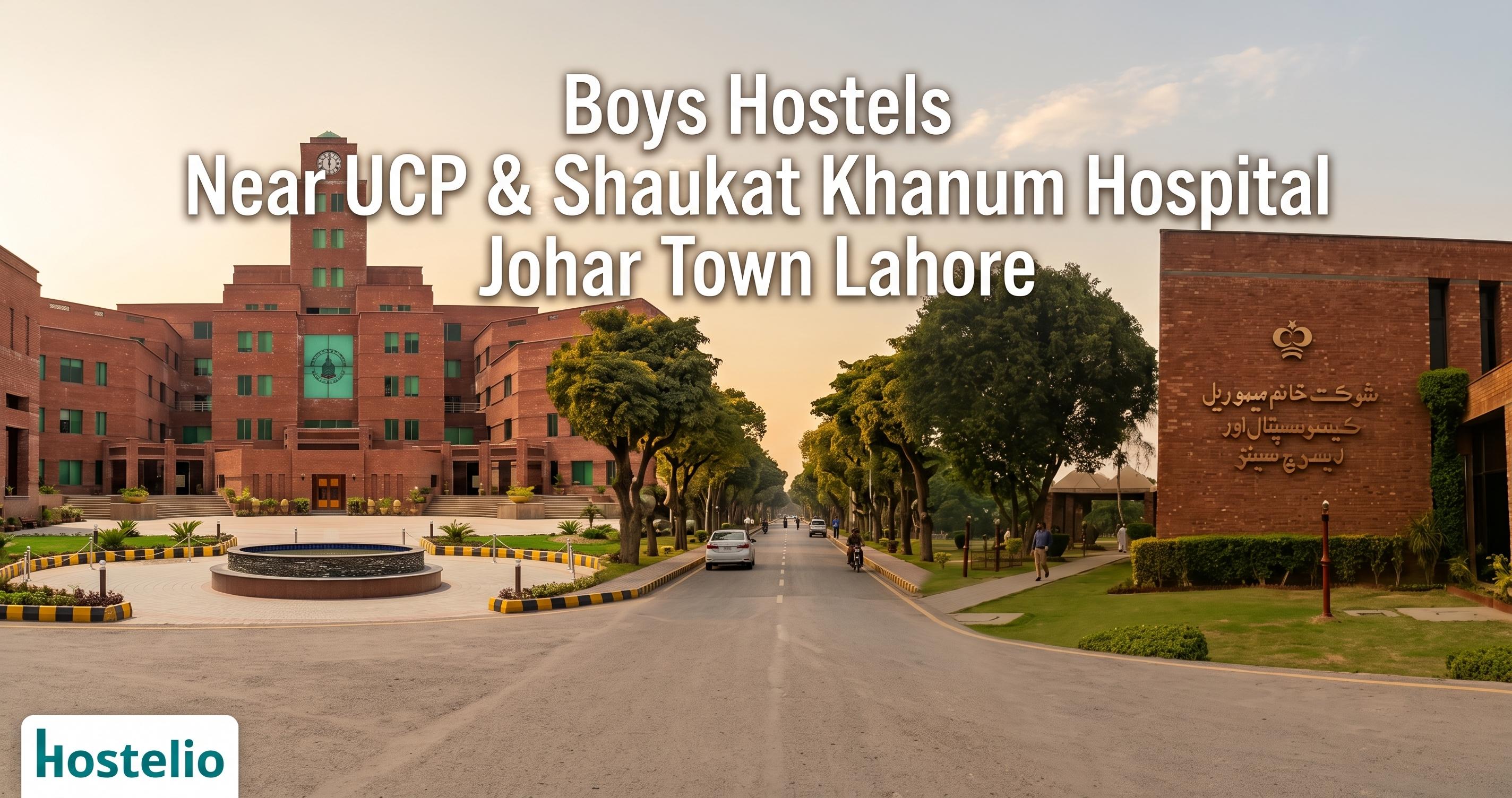 Boys Hostels Near UCP & Shaukat Khanum Hospital Johar Town Lahore